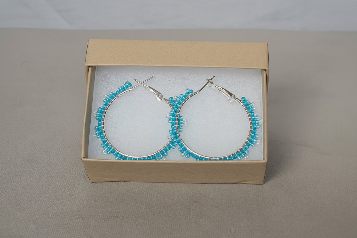 Water Hoop Earrings